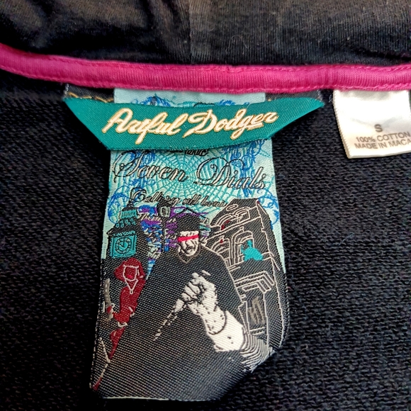 Artful Dodger | 'Crime scene, Keep Out' zipper hoodie | Men's Small - Picture 4 of 9